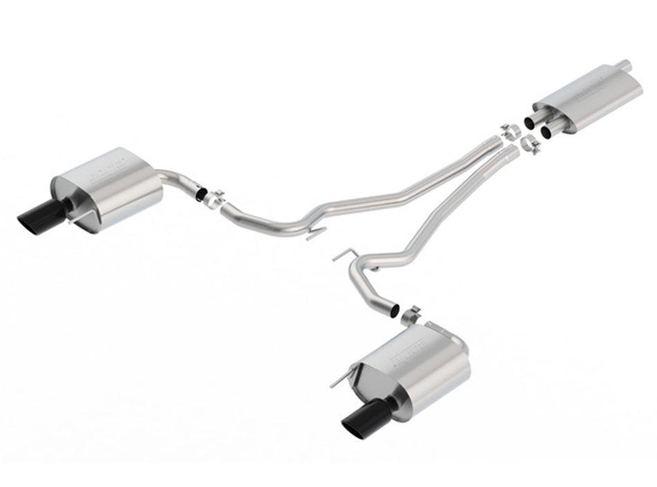 2015-2019 Ford Mustang 2.3L EcoBoost Cat-Back Exhaust System EC-Type Approved Touring