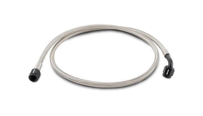 Vibrant Performance - 10279- Pre-Assembled Hose Assemblies  AN Hose Size: -4  Hose Length: 36 In  Hose End Style: Straight / 90 Degrees