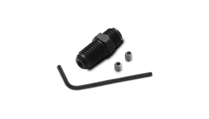 Vibrant Performance - 10288 - Oil Restrictor Fitting Kit; Size: -3AN X 1/8 In. NPT  With 2 S.S. Jets
