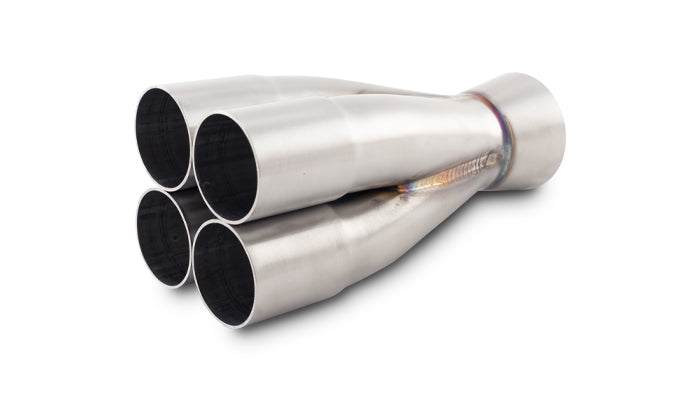 Vibrant Performance - 10301 - 4-1 Merge Collector  1.625 In. Inlet I.D.; Merge O.D. - 2.00 In.; Outlet O.D. - 2.50 In.