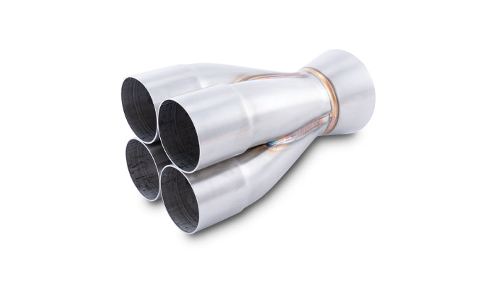 Vibrant Performance - 10321 - 4-1 Merge Collector  2.375 In. Inlet I.D.; Merge O.D. - 3.50 In.; Outlet O.D. - 4.00 In.