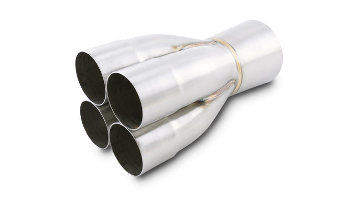Vibrant Performance - 10324 - 4-1 Merge Collector  2.50 In. Inlet I.D.; Merge O.D. - 3.50 In.; Outlet O.D. - 4.00 In.