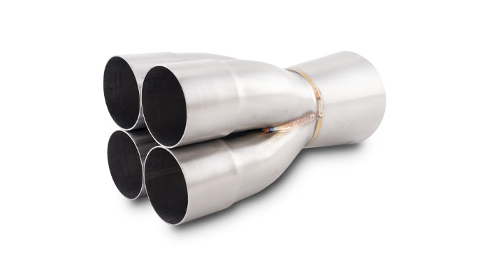 Vibrant Performance - 10325 - 4-1 Merge Collector  2.50 In. Inlet I.D.; Merge O.D. - 4.00 In.; Outlet O.D. - 4.50 In.