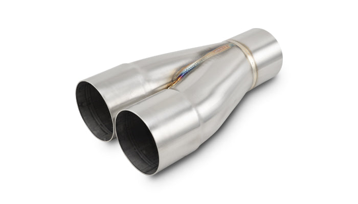 Vibrant Performance - 10357 - 2-1 Merge Collector  2.5 In. Inlet I.D. X 2.5 In. Outlet O.D.  8.50 In. Overall Length