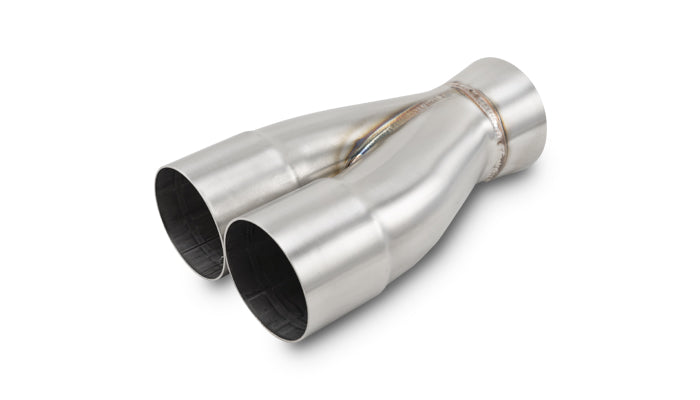 Vibrant Performance - 10358 - 2-1 Merge Collector  2.5 In. Inlet I.D. X 3 In. Outlet O.D.  8.50 In. Overall Length