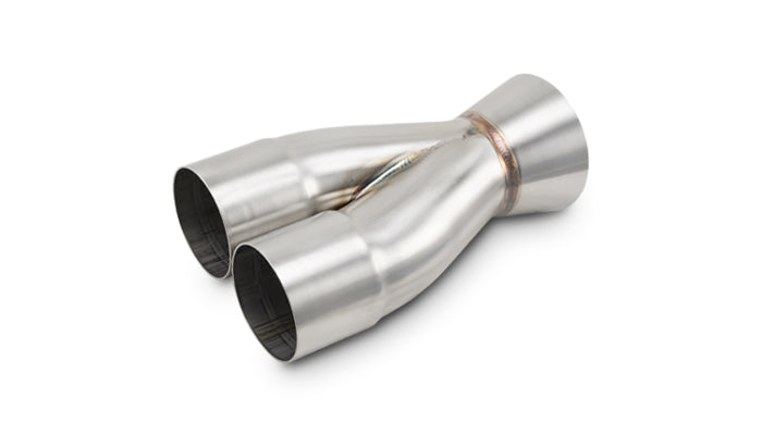 Vibrant Performance - 10359 - 2-1 Merge Collector  2.5 In. Inlet I.D. X 3.5 In. Outlet O.D.  8.60 In. Overall Length