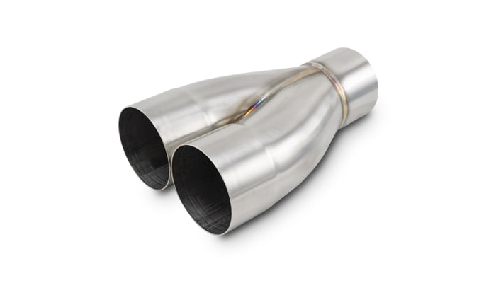 Vibrant Performance - 10363 - 2-1 Merge Collector  2.25 In. Inlet I.D. X 2.5 In. Outlet O.D.  8.75 In. Overall Length