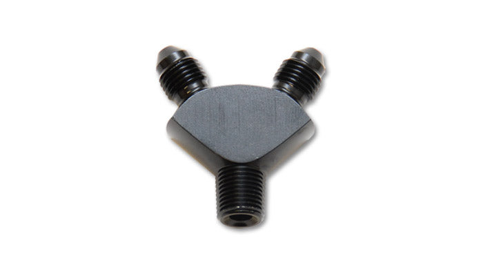 Vibrant Performance - 10818 - Y Adapter Fitting; Size: 1/8 In. NPT X Dual -3AN