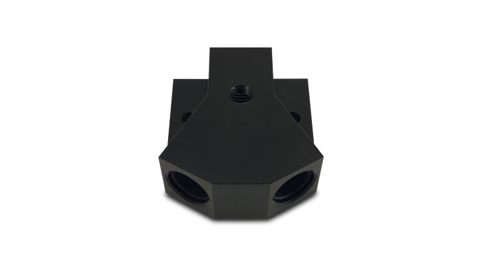 Vibrant Performance - 10893 - Y-Block Adapter With 1/8 In. NPT Port  Single Size: -8 ORB  Dual Size: -8 ORB