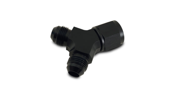 Vibrant Performance - 10905 - 90 Degree Y Adapter  Female Size: -8 AN; Dual Male Size: -6 AN