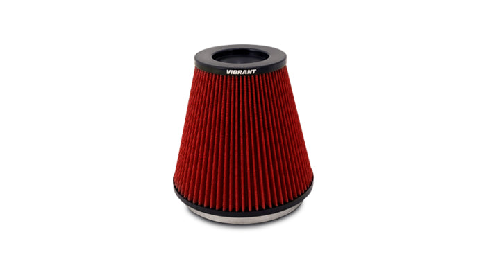 Vibrant Performance - 10961 - THE CLASSIC Performance Air Filter  7 In. Inlet I.D. X 7 In. Filter Height