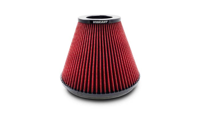 Vibrant Performance - 10962 - THE CLASSIC Performance Air Filter  8.75 In. Inlet I.D. X 8.50 In. Filter Height