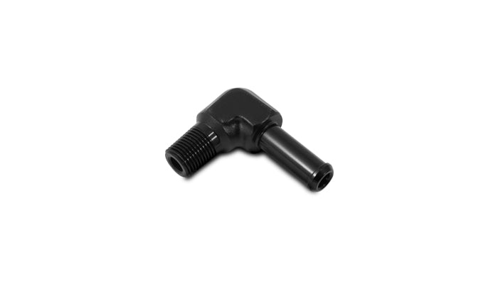Vibrant Performance - 11232 - Male NPT To Hose Barb Adapter  90 Degree; NPT Size: 3/8 In. Hose Size: 1/2 In.