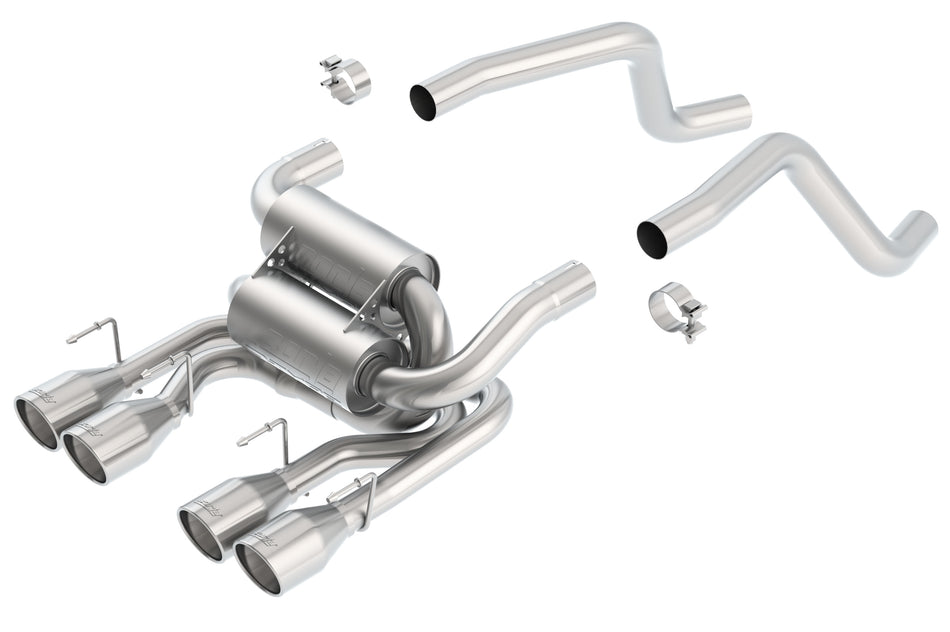 2005-2008 Chevrolet Corvette C6 Axle-Back Exhaust System S-Type Classic