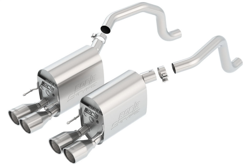 2009-2013 Chevrolet Corvette C6 Axle-Back Exhaust System S-Type II Part # 11811