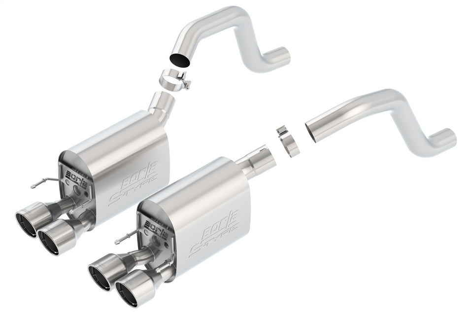 C6 Corvette Z06/ C6 Corvette ZR1 2006-2013 Axle-Back Exhaust System S-Type II