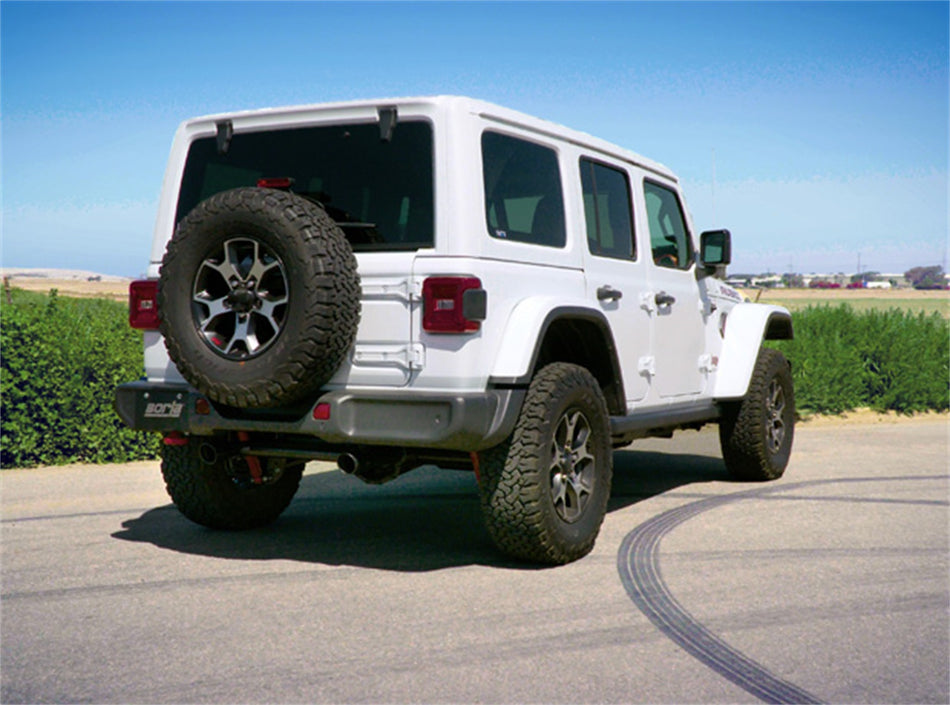 2018-2026 Jeep Wrangler JL/ JLU Axle-Back Exhaust System Touring Part # 11955CB