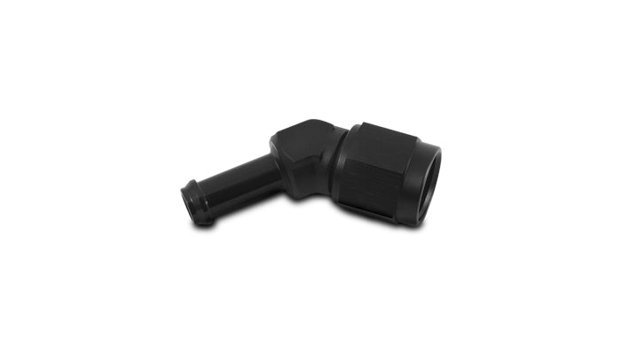 Vibrant Performance - 12017 - Female AN To Hose Barb 45 Degree Adapter  AN Size: -8; Barb Size: 3/8 In.