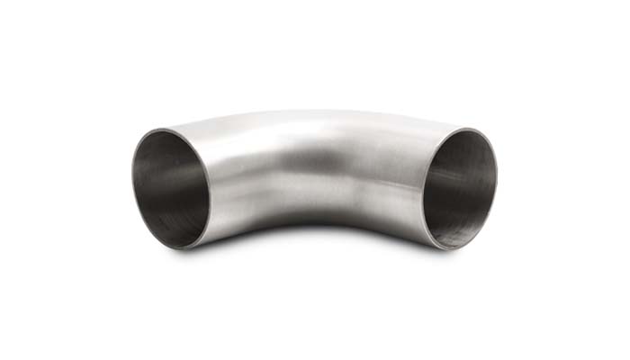 Vibrant Performance - 13346 - 90 Degree Brushed Mandrel Bend  2.00 In. O.D; Length From Tangent: 3.23 In.