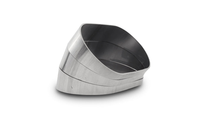 Vibrant Performance - 13581 - 45 Degree Vertical Plane Oval Pie Cuts  Nominal Tube Size: 3.50 In.