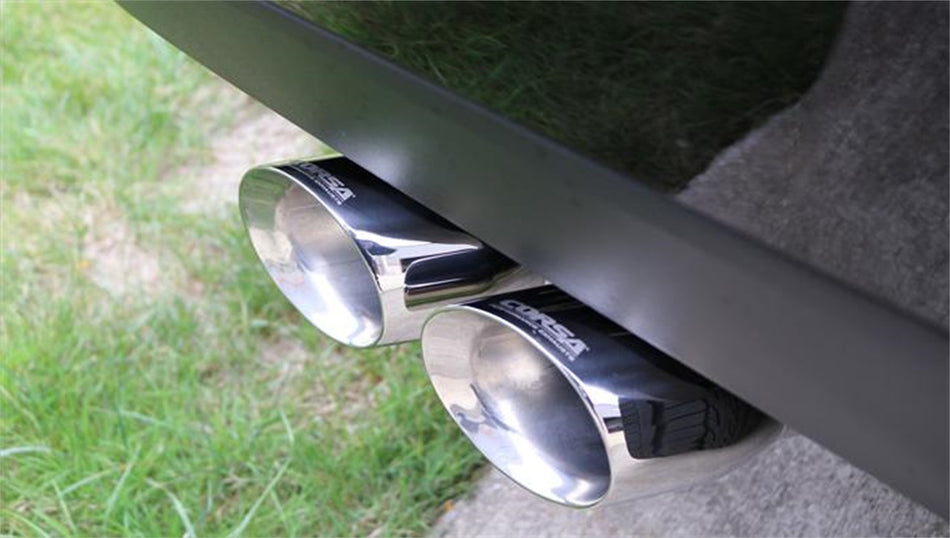 Twin 4.0in. Side Swept Polished Pro-Series Tip Kit (Clamp Included)