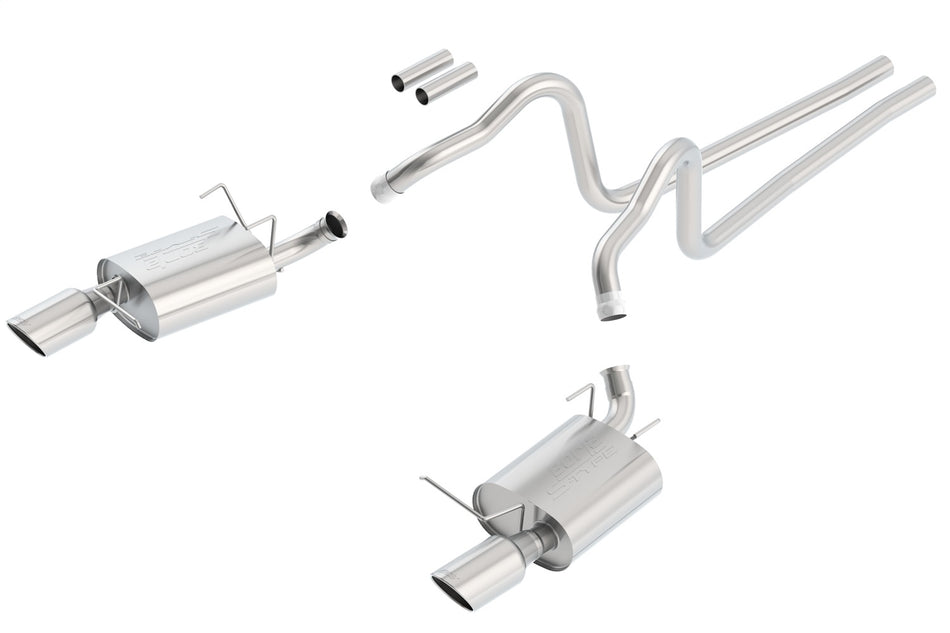 2011-2014 Ford Mustang V6 Cat-Back Exhaust System S-Type
