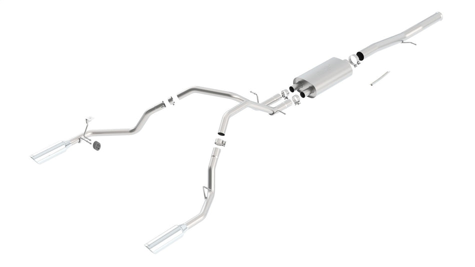 2011-2013 Chevrolet Silverado 1500/ GMC Sierra/ Sierra Denali 1500 Cat-Back Exhaust System S-Type