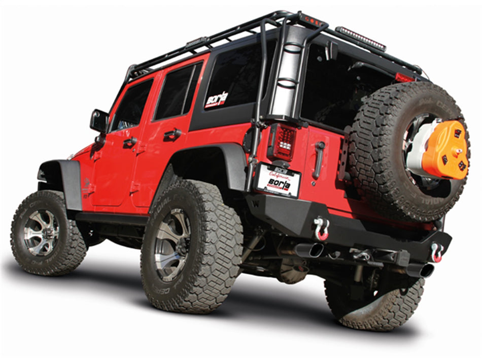 2012-2018 Jeep Wrangler JKU Cat-Back Exhaust System Touring