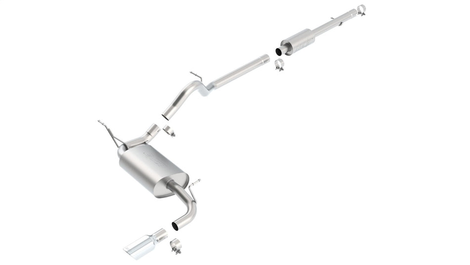 JKU Wrangler 4 Door 2012-2018 Cat-Back Exhaust System Touring