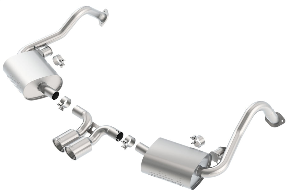 2013-2016 Porsche Cayman/ Cayman S/ Boxster/ Boxster S Cat-Back Exhaust System S-Type