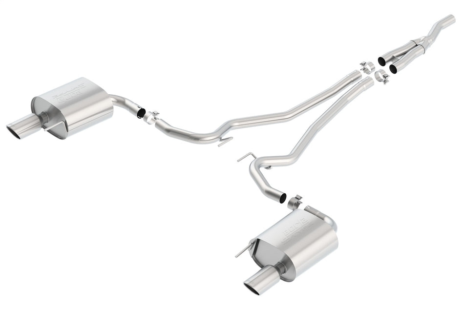 2015-2021 Ford Mustang 2.3L EcoBoost/ 3.7L V6 Cat-Back Exhaust System S-Type