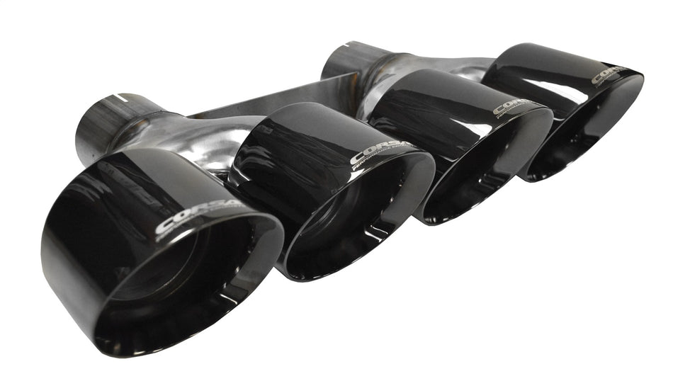 Quad 4.5in. Black PVD Pro-Series Tip Kit (Clamps Included)