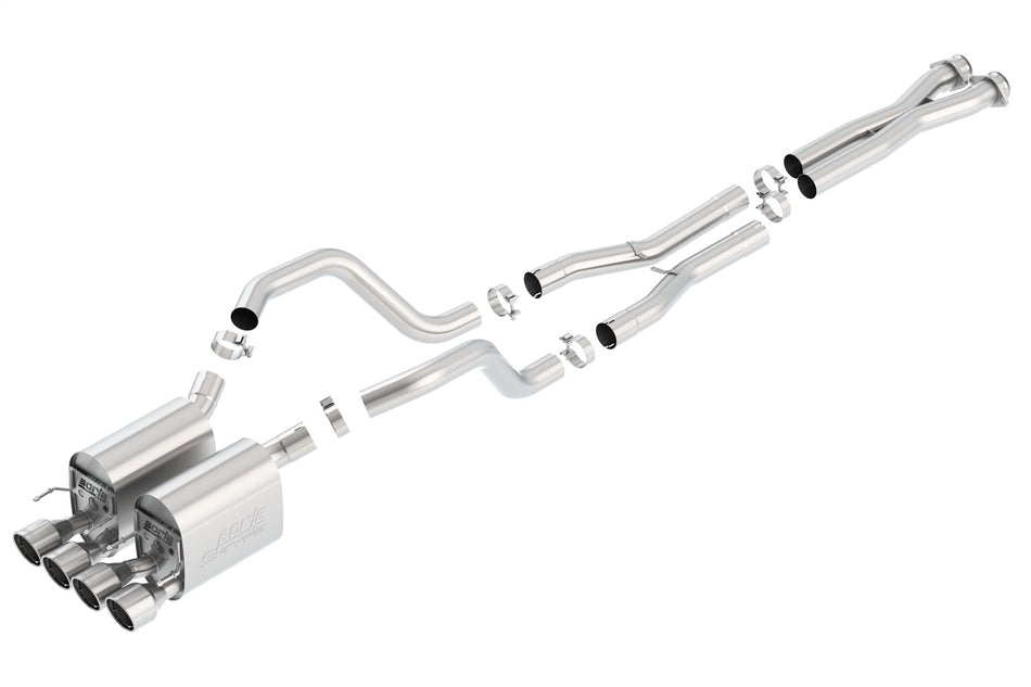 C6 Corvette Z06/ C6 Corvette ZR1 2006-2011 Cat-Back Exhaust System S-Type
