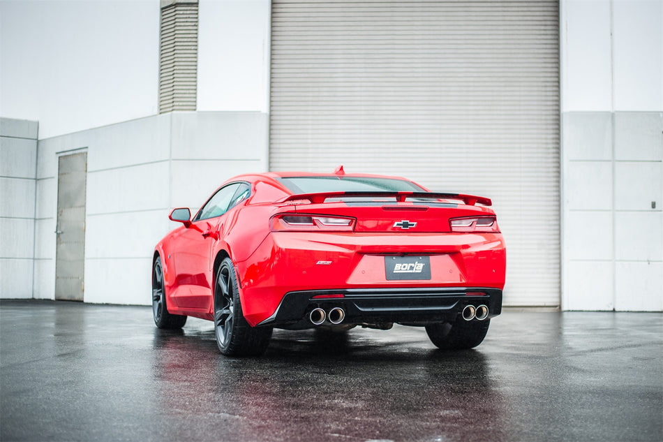2016-2023 Chevrolet Camaro SS 3 In. With Dual Tips Cat-Back Exhaust System S-Type