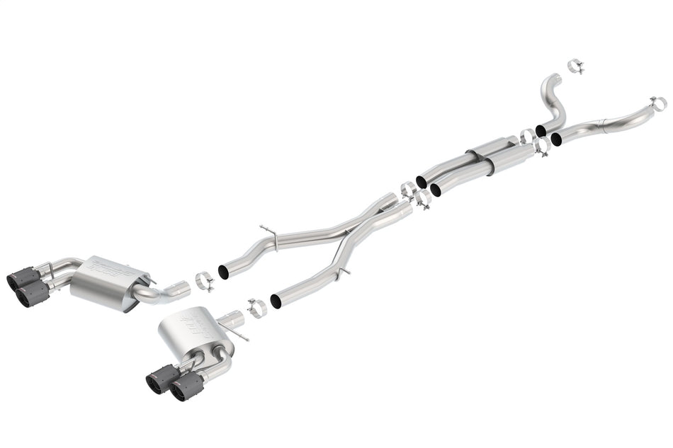 2016-2023 Chevrolet Camaro SS 3 In. With Dual Tips Cat-Back Exhaust System S-Type