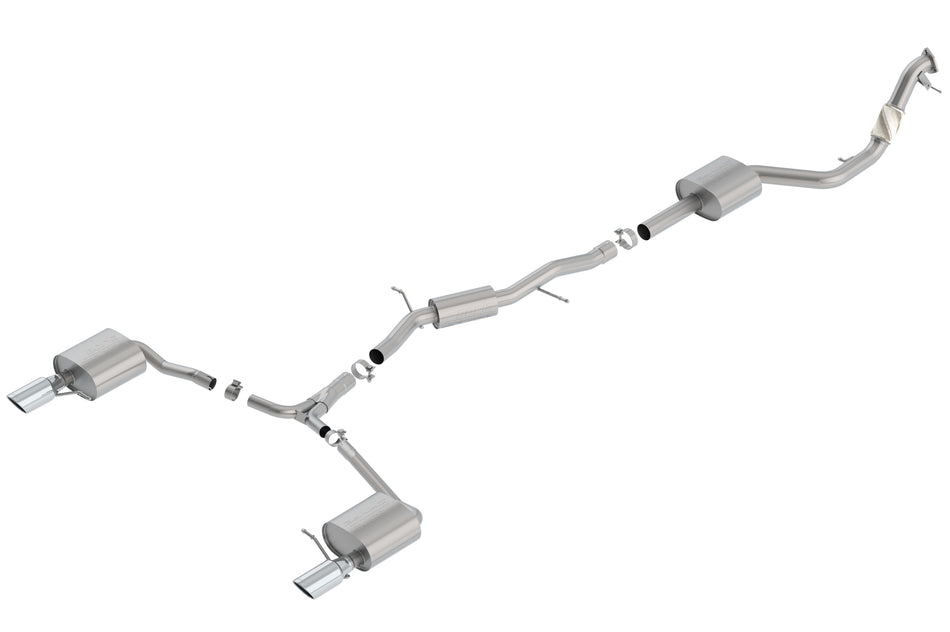 2017-2019 Audi A4 Quattro Avant/ AllRoad Cat-Back Exhaust System ATAK