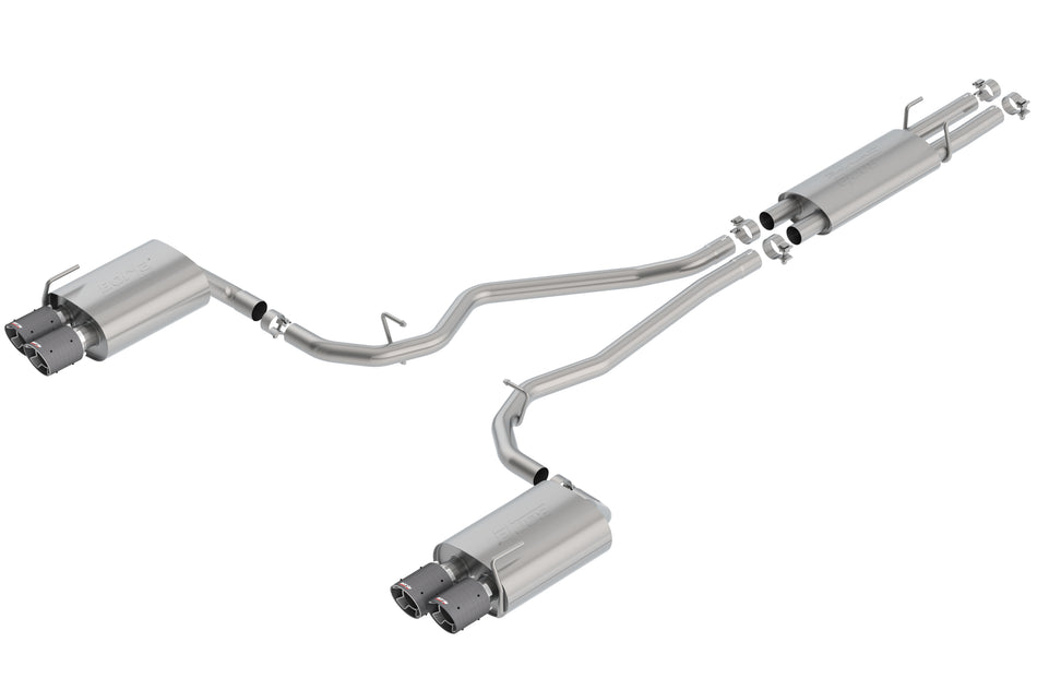 2020-2026 Ford Explorer ST/ Explorer Platinum/ Lincoln Aviator Cat-Back™ Exhaust System S-Type Part # 140820CF