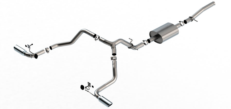 2019-2026 Chevrolet Silverado 1500/ GMC Sierra 1500 Cat-Back™ Exhaust System S-Type Part # 140842