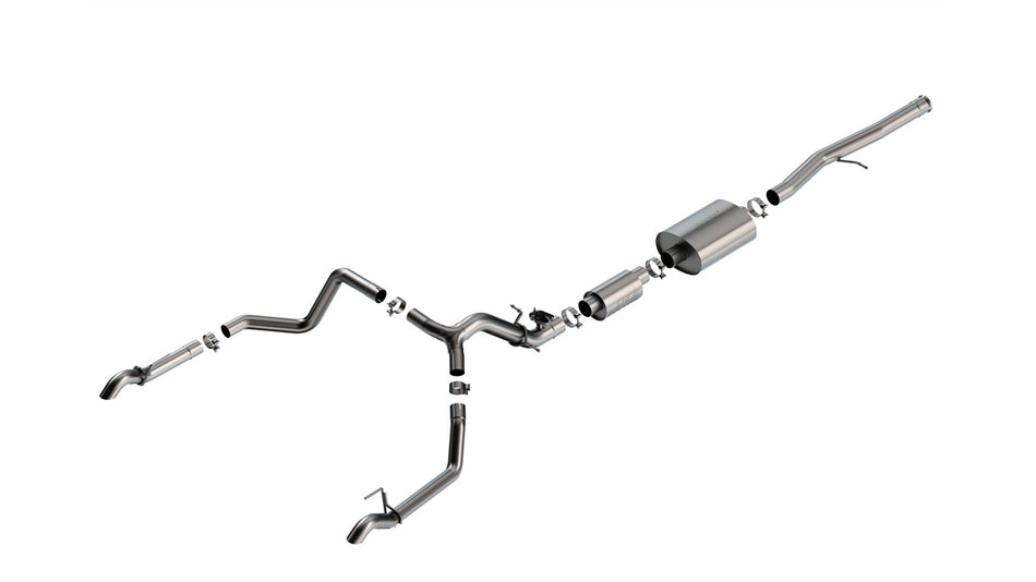 2024-2026 Chevrolet Silverado 1500 ZR2/ GMC Sierra 1500 AT4X Cat-Back™ Exhaust System S-Type Part # 141003