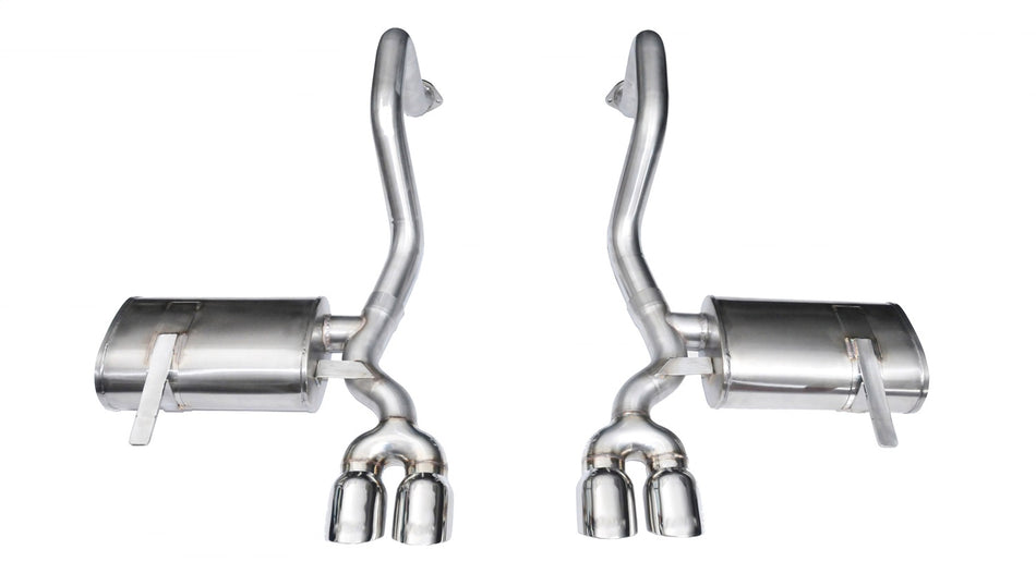 2.5in. Axle-Back Dual Rear Exit With Twin 3.5in. Polished Pro-Series Tips