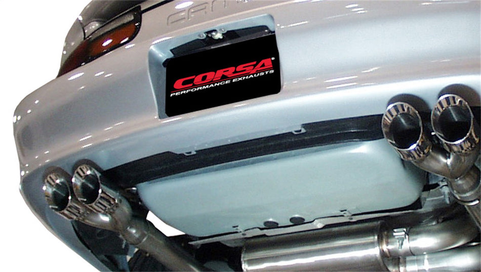 3.0in. Cat-Back Dual Rear Exit With Twin 3.5in. Polished Pro-Series Tips