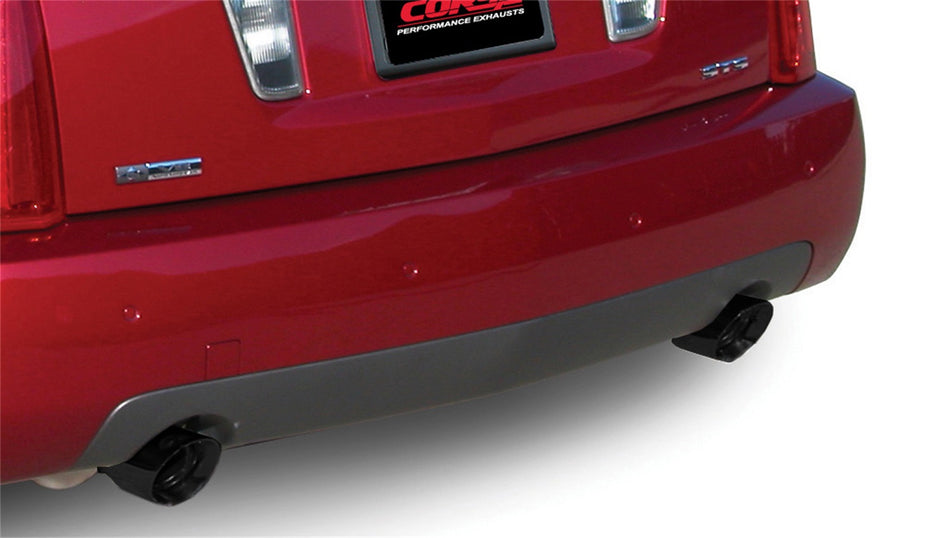 2.5in. Axle-Back Dual Rear Exit With Single 4.0in. Black PVD Pro-Series Tips