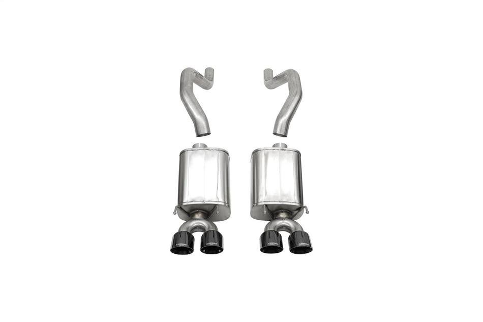 3.0in. Axle-Back Dual Rear Exit With Twin 4.0in. Black PVD Pro-Series Tips