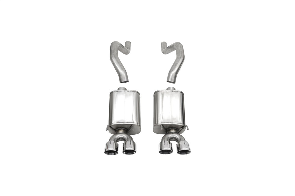 3.0in. Axle-Back Dual Rear Exit With Twin 4.0in. Polished Pro-Series Tips