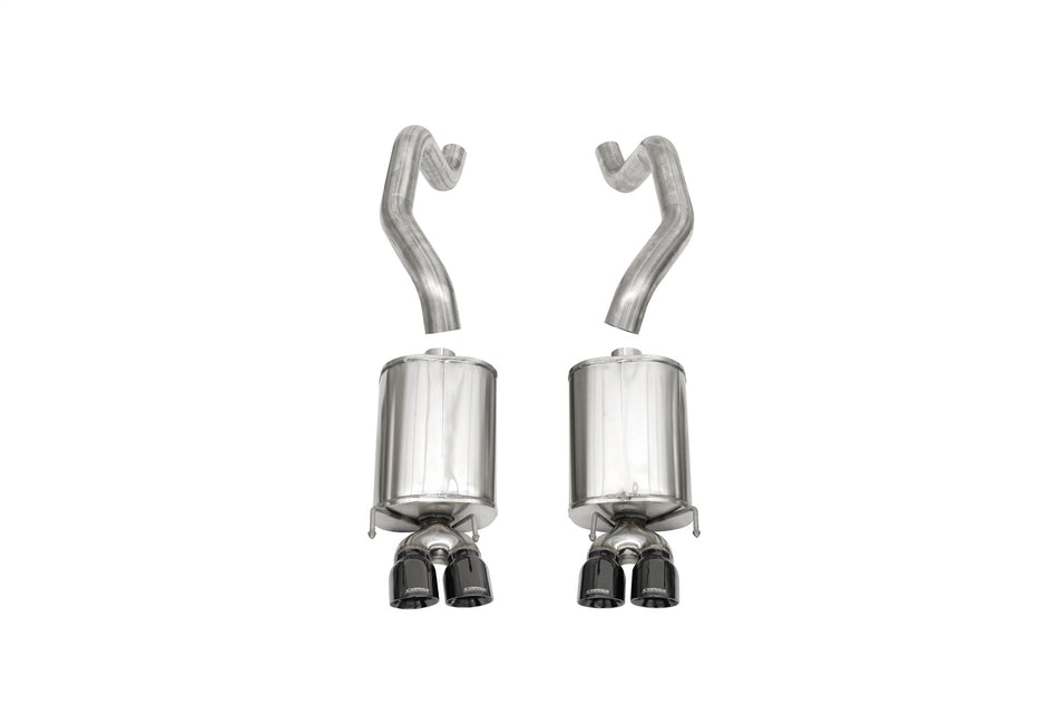 2.5in. Axle-Back Dual Rear Exit With Twin 3.5in. Black PVD Pro-Series Tips