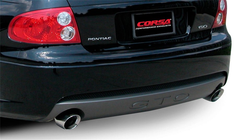 2.5in. Cat-Back Dual Rear Exit With Single 4.0in. Polished Pro-Series Tips