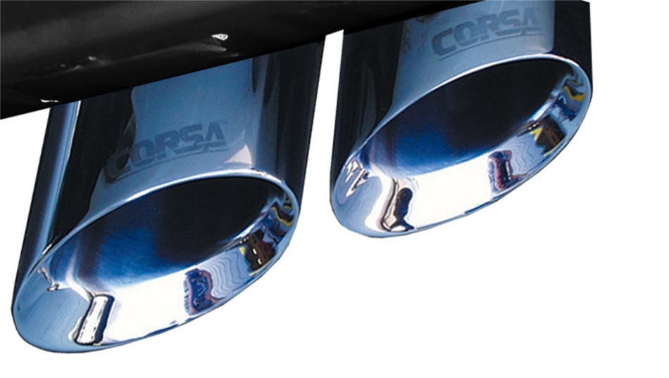 3.0in. Cat-Back Single Side Exit With Twin 4.0in. Polished Pro-Series Tips