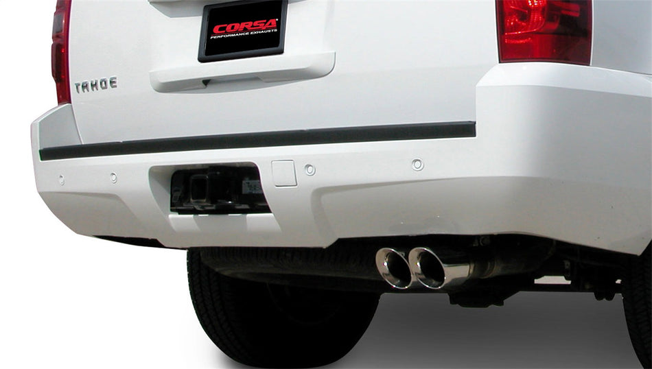 3.0in. Cat-Back Single Rear Exit With Twin 4.0in. Polished Pro-Series Tips