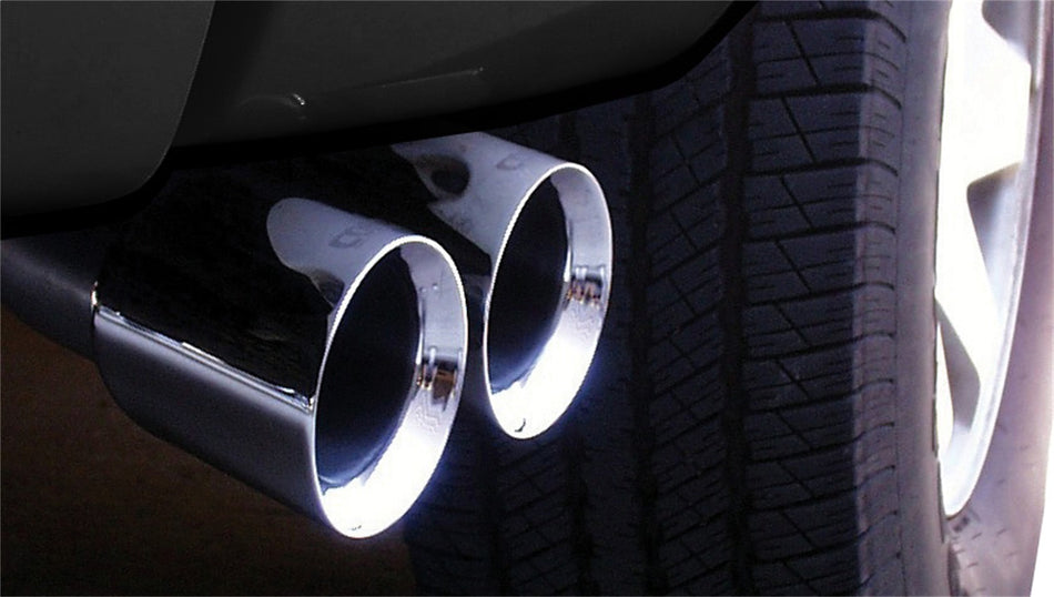 3.0in. Cat-Back Single Side Exit With Twin 4.0in. Polished Pro-Series Tips