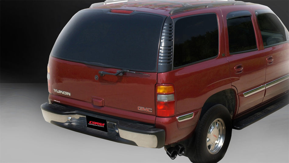 3.0in. Cat-Back Single Side Exit With Twin 4.0in. Black PVD Pro-Series Tips